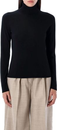 Max Mara Black Saluto Turtleneck Sweater