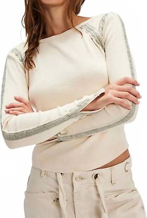 Free People Lost Love Long-Sleeve Top In Tea Combo