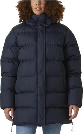 Helly Hansen Amelia Jas Waterdicht Ge&iuml;soleerd Lichtgewicht Met Capuchon - Dames - Winterjassen - Blauw - XL - Leer - Jassen