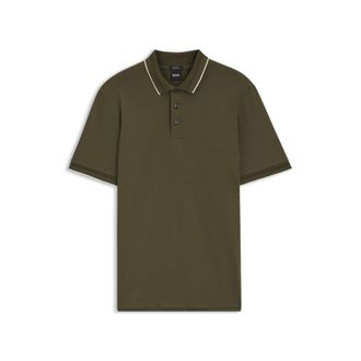 BOSS Slim-fit polo shirt in mercerized cotton