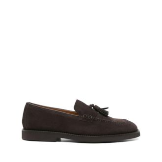 Doucal's Loafers, male, Brown, Size: 10 US Adler Tassel Loafer