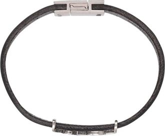 Saint Laurent Bracelets, male, Black, Size: M Bracciale Vegetal Browny