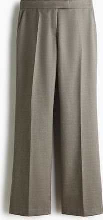 H&M Ausgestellte Hose aus Wollmix - Brown