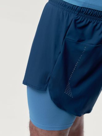 Born Living Yoga Short Ontario Sea Blue/Celadon Blue