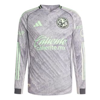 adidas Club America 25/26 Third Authentic Long Sleeve Slim fit Grey Two KC8851