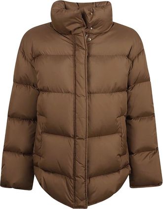 Max Mara Piumino - Dames - Winterjassen - Bruin - XS - Polyester - Jassen