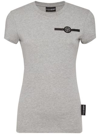 Plein Sport Pure Fit cotton T-shirt - women - Cotton - S - Grey