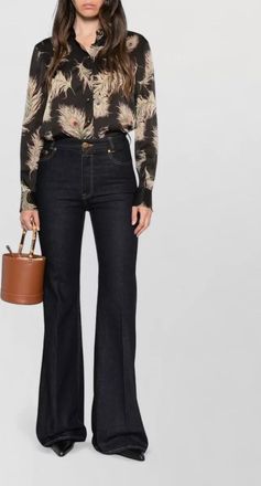 Zimmermann mid-rise flared denim jeans