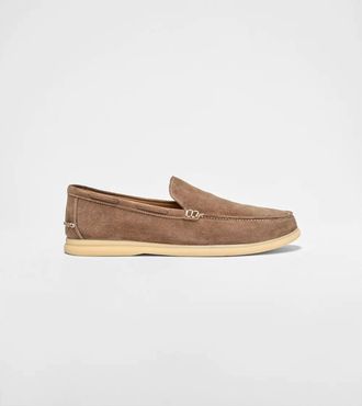 Johnnie-O Mens Malibu Slip-On Moccasin In Sand