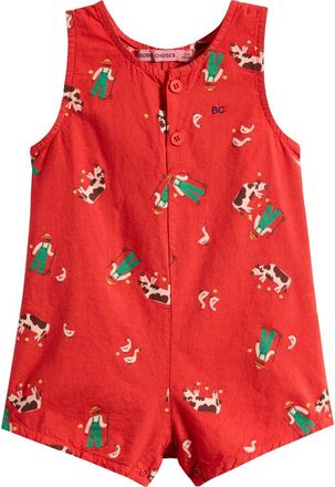 Bobo Choses Farm Adventure Playsuit in Red at Nordstrom, Size 12M