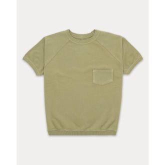 Fortela Highway Short-Sleeve Brushed Jersey Sweatshirt in Olive Green at Nordstrom, Size X-Large Eu