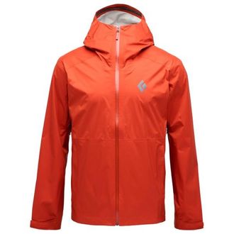 Black Diamond Fineline Stretch Shell Regenjacke f&uuml;r Herren | rot