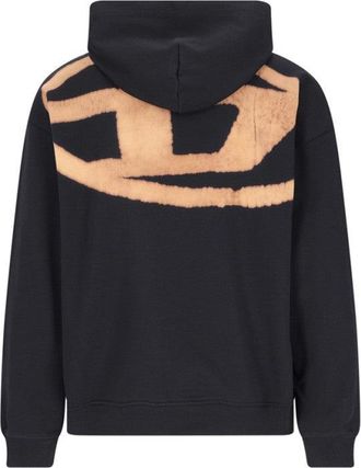 Diesel Multicolor Cotton Sweatshirt With Graphic Design And Relaxed Fit