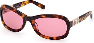 GCDS GD0038 52S Mens Sunglasses Tortoiseshell Size 58