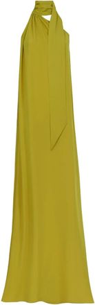 Taller Marmo Abito lungo Astor monospalla - Verde