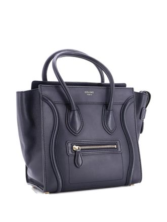 Celine Luggage Bag Grainy Leather Mini tote bag - Blauw