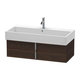 Duravit Duravit Vero Air Mueble De Pared 98,4 X 43,1 Cm, 2 Cajones, Para Vero Air 235010, Color (frente/cuerpo): Nogal Cepillado Chapa De Madera Aut&eacute;ntica - V