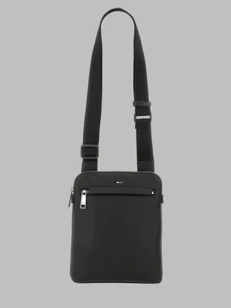 HUGO BOSS Mens Shoulder Bag With Logo Black