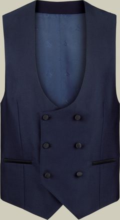 CHARLES TYRWHITT Dinner Suit Waistcoat - Dark Navy Size w36 by Charles Tyrwhitt