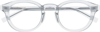 Saint Laurent Glasses, unisex, Gray, Size: 50 MM SL 907/F Eyeglasses