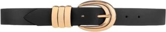 Federica Tosi Emily Riem - Dames - Riemen - Zwart - Xs/S - Leer - Accessoires