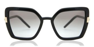 Prada PR 09WS 1AB0A7 Womens Sunglasses Black Size 54