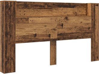 vidaXL Headboard Cabinet Old wood 180 x17 x104.5 cm Engineered wood Vidaxl