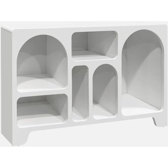 Sweeek Aparador De 6 Compartimentos Con Efecto Madera, 120cm