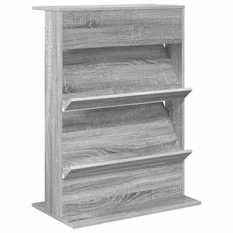 vidaXL Estante De Revistas Con Estante Gris Sonoma 70 X 41 X 96 Cm Vidaxl