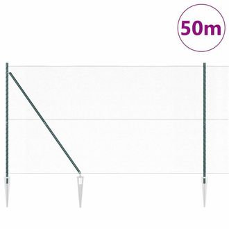 Berkfield Home Hexagon Fence Green 1, 6x50 m Steel