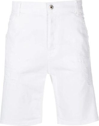 Dondup 000 Bermuda Denim - Heren - Denim shorts - Wit - W38 - Denim - Korte Broeken