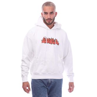Off-white Heren Off White 90s DJ Slim Hoodie in Wit roze