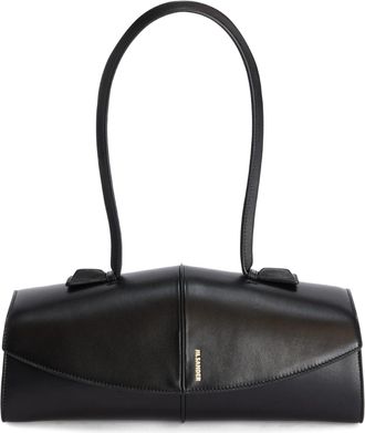 Jil Sander Black Borsa A Spalla Structured Tote