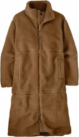 Patagonia Womens Lonesome Mesa Long Coat In Deer Brown