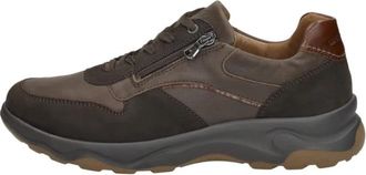Waldl&auml;ufer H-Max Veterschoenen Laag - Heren - Sneakers - Bruin - 46 1/2 EU - Leer - Schoenen