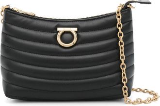 Ferragamo Borsa a spalla Gancini - Nero