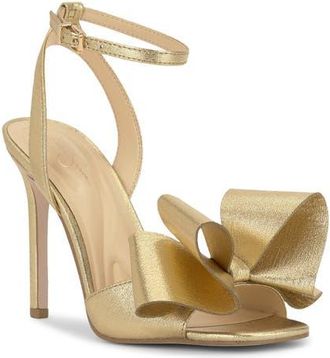 Jessica Simpson Olivine Ankle Strap Sandal in Gold at Nordstrom, Size 5.5