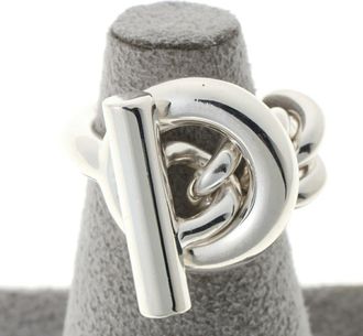 Hermès Silver Silver 925 Band Ring (Pre-Owned)