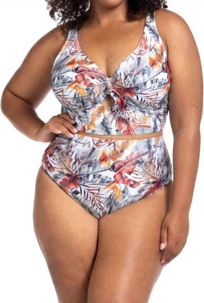 Artesands Eco Paradise High Leg High Waist Swim Bottom In Pale Blue