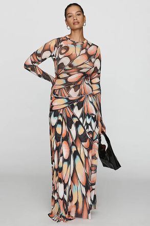 AFRM Sera Butterfly Maxi Skirt