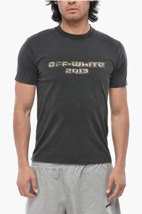 Off-white Cotton T-Shirt DIGIT BACCHUS With Print size Xxs