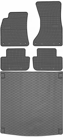 OEM Juego De Alfombrillas De Goma Para Coche Y Maletero Para Audi A4 B8 Kombi (2008-2015)