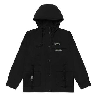 Vans (WMNS) Vans Cargo Multiple Pockets Hooded Jacket Black VN0A7PZUBLK