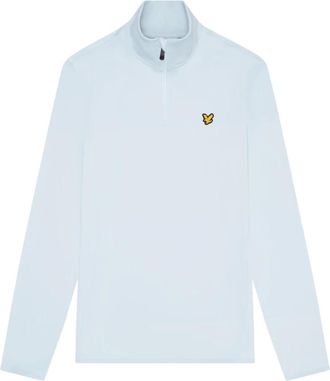 Lyle & Scott Hoodies & sweatvesten, Heren, Blauw, S, Polyester, Tech 1/4 Zip Midlayer