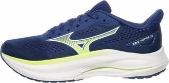 Mizuno Mens Wave Inspire 22 Sneaker In Estate Blue/white