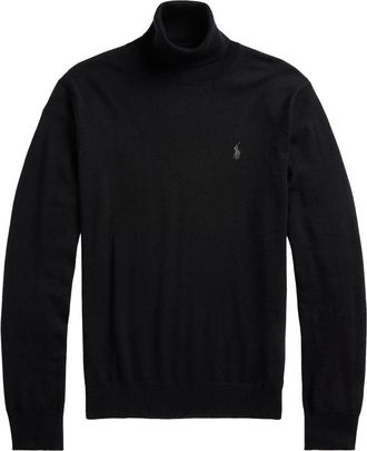 Polo Ralph Lauren Truien & Vesten, Heren, Zwart, M, Zwarte Pullover Trui