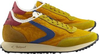 Valsport Vintage Suede Nylon Sneakers Geel - Heren - Sneakers - Geel - 41 EU - Nylon - Schoenen