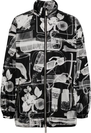Off-white X-ray print windbreaker - men - Polyamide/Polyamide - S - Black