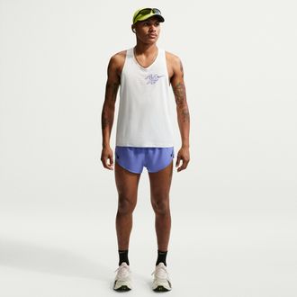 Nike Mens AeroSwift Dri-FIT ADV 2 Brief-Lined Running Shorts in Blue | FN3349-570