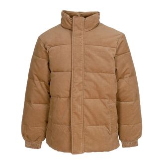 Carhartt Work in Progress Velvet Layton Jas met Hoge Kraag - Heren - Winterjassen - Beige - XL - Katoen - Jassen